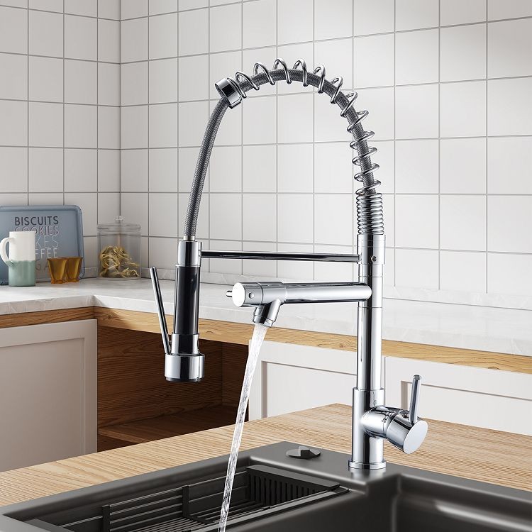 Brass Single Hole Kitchen Faucet2(001)