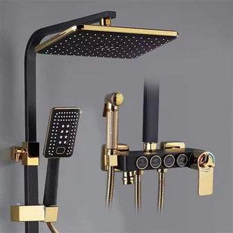 Ensemble de douche thermostatique en laiton