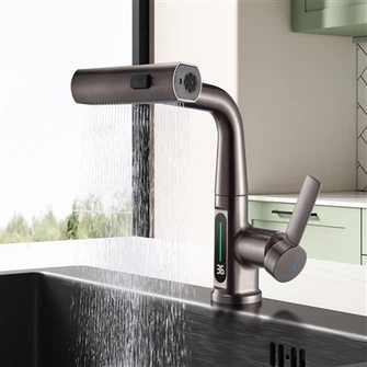 Robinet de cuisine gris